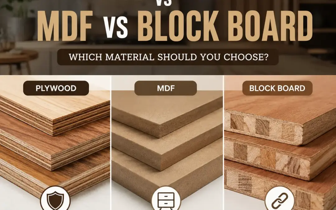 Plywood vs MDF vs Block Board: Which Material Should You Choose?